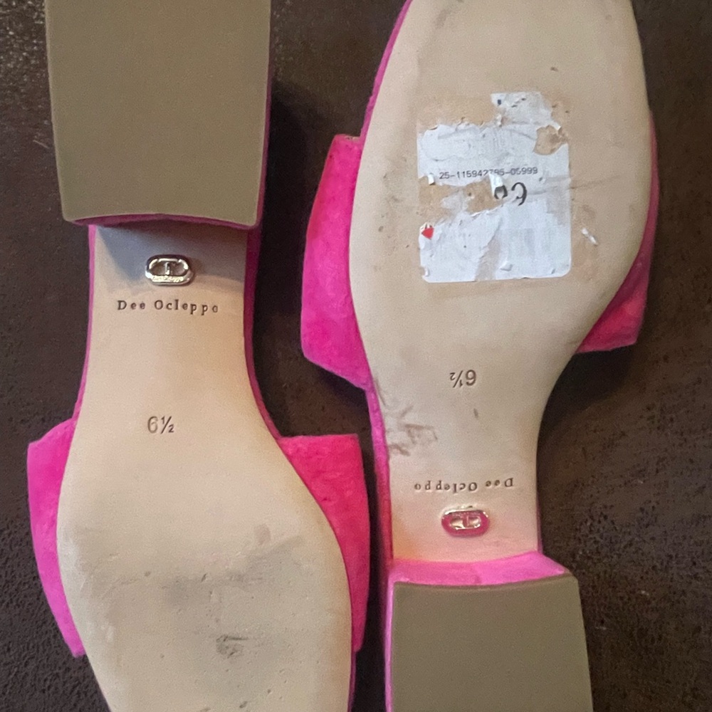 Dee Ocleppo Pink Dizzy Mules 6.5 - Picture 5 of 5